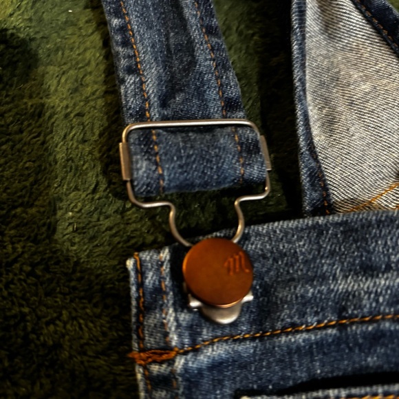 MADEWELL Small denim jean overalls - Picture 6 of 8